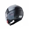 CABERG KASK JET RIVIERA V4X ALPHA CZARNY MAT/SZARY